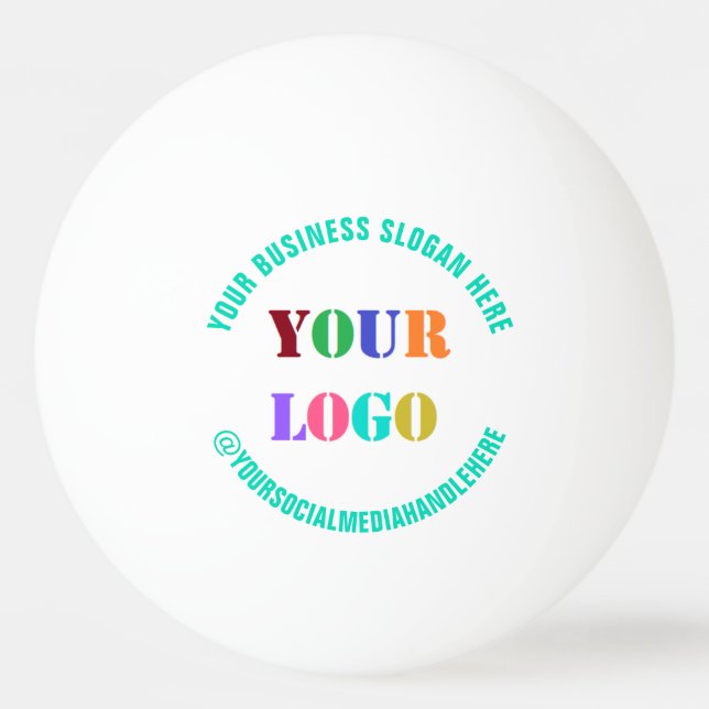 Utforma en egen Logotyp-textPing Pong Boll-mall Pingisboll (Framsidan)