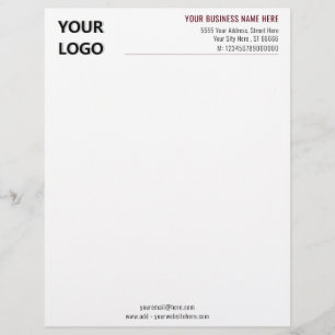 Utforma en egen mall för QR-kodbrevhuvud Brevhuvud