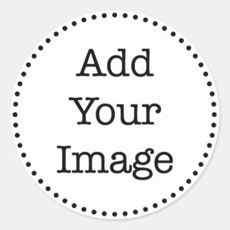 Utforma en egen Personlig-etikett Runt Klistermärke
