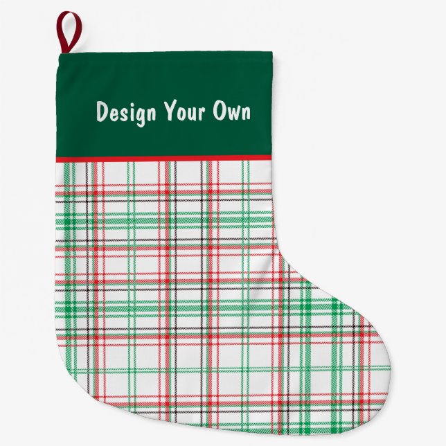 Utforma en egen slutkontroll stor julstrumpa (Framsidan)