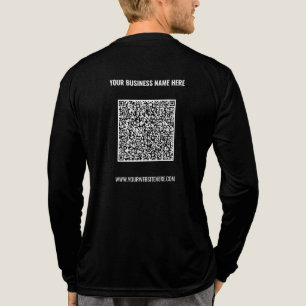 Utforma en egen webbplats för Namn och QR-kod - fö T Shirt