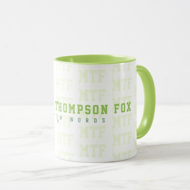 Utforma en monogrammed, namn + initialer, kalk mugg (Framsida höger)