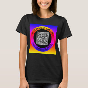 Utforma ett eget exempel på QR-kod för företag - T Shirt