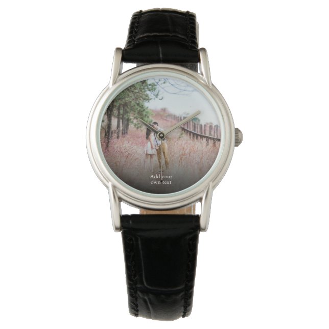 Utforma ett eget foto för anpassningsbarna armbandsur (Framsida)