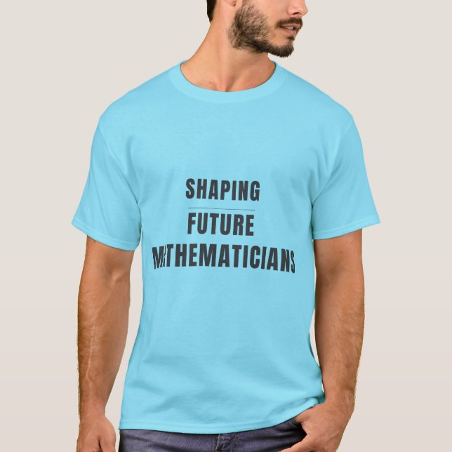 Utforma framtidens matematiker Matematiklärar Desi T Shirt (Framsida)