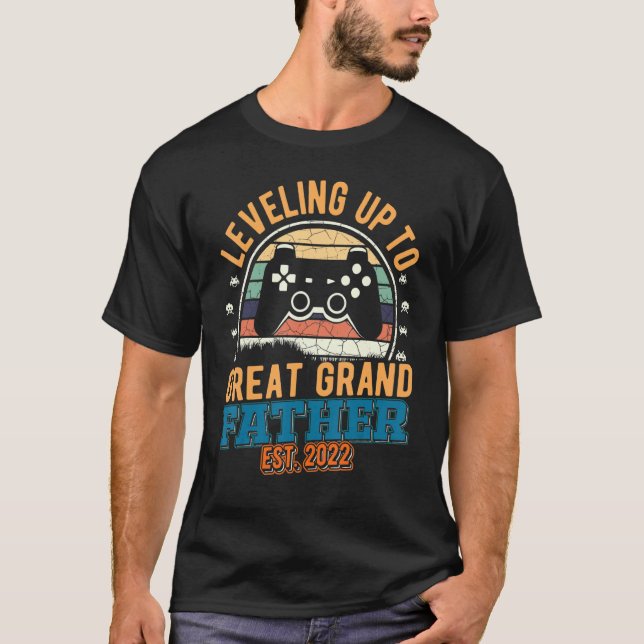 Utforma GGrandfather Gaming Gamer Underbar Gran T Shirt (Framsida)