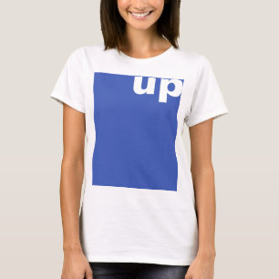 Utforma helt enkelt "rektangeln blå upp" + dina id t-shirt