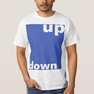 Utforma helt enkelt "rektangeln blå uppåt" + din i t-shirt
