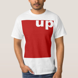 Utforma helt enkelt "rektangeln röd upp" + dina id tee shirt