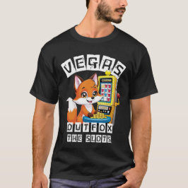 Utforma kortplatserna | Foxy Casino Winner Black T Shirt