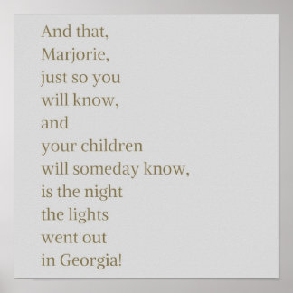 Utforma Kvinnor Julia Sugarbaker-citat Poster