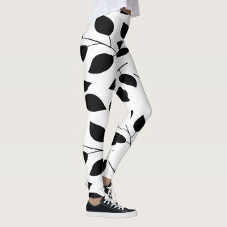 utforma löv leggings
