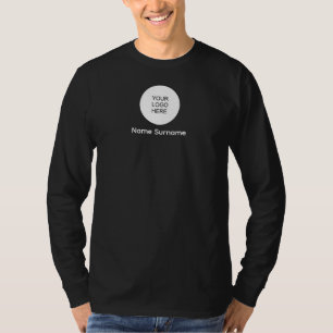 Utforma Manarna för Logotyp av företag på dubblan T Shirt