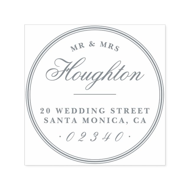 Utforma Returadressen för egen Personlig Självfärgande Stämpel (Design)