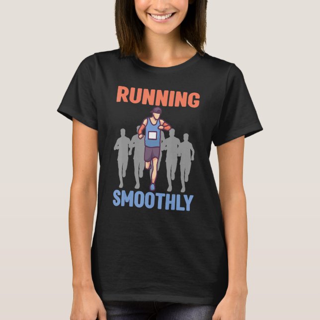 Utforma smidigt Motivational Marathon T Shirt (Framsida)