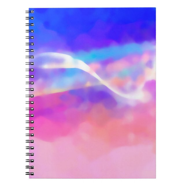 utforma struktur digital art-abstrakt-smo anteckningsbok (Framsidan)