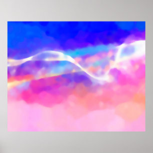 utforma struktur digital art-abstrakt-smo poster