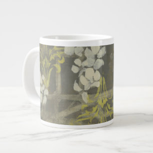 Utformad Blommar Gren I Jumbo Mugg