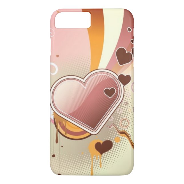 Utformad designbakgrund Case-Mate iPhone skal (Baksida)