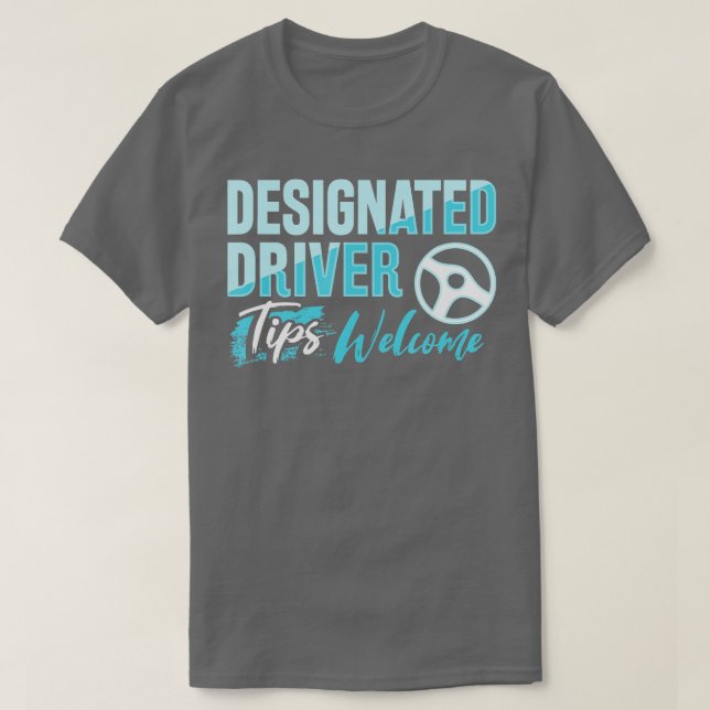 Utformad förardesign för förare som är frivilliga t shirt (Design framsida)