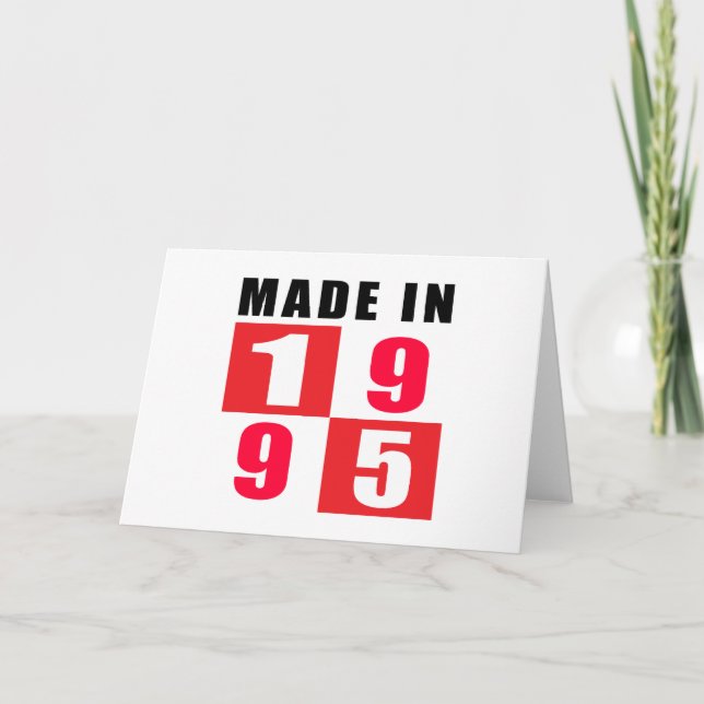 Utformade 1995 kort (Framsida)