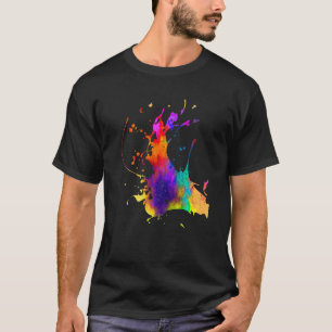 Utformar kläder, originalutskrifter, Stänk T Shirt