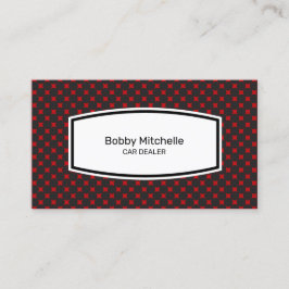 Utformning av Affärskortet Bilhandlare Visitkort