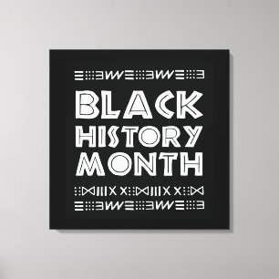 Utformning av afrikansk grafik under svarta histor canvastryck