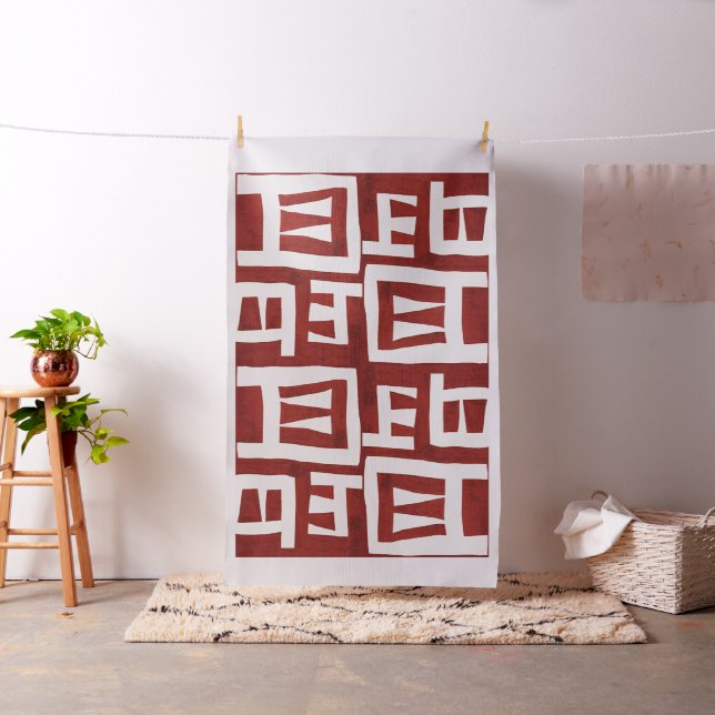  utformning av Afrikas Karta Tyg (In Situ)