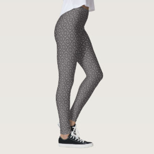 Utformning av Angled Black and White Bandana Leggings