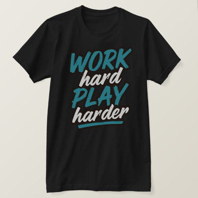 Utformning av arbetshårduppspelningstypografi t shirt (Design framsida)