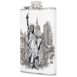 Utformning av berömdens landmärken fickplunta