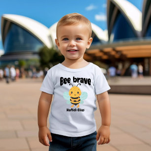 Utformning av "Bin modig" med namn T Shirt