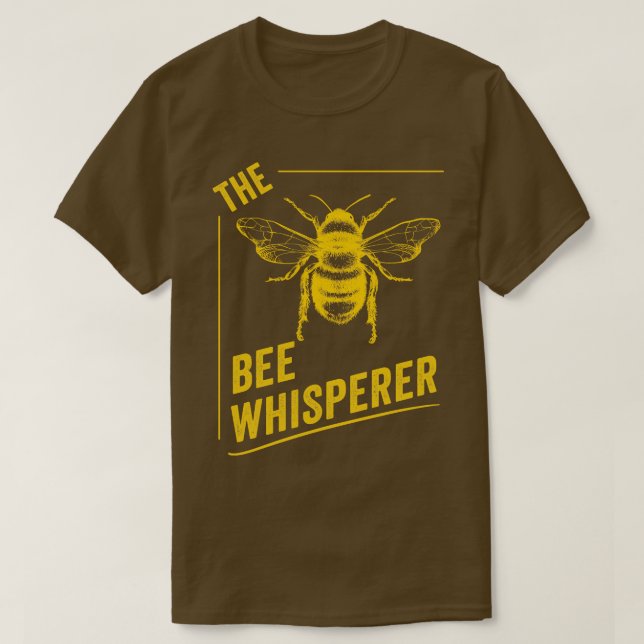 Utformning av biodlingsbin För manar bivisket T Shirt (Design framsida)