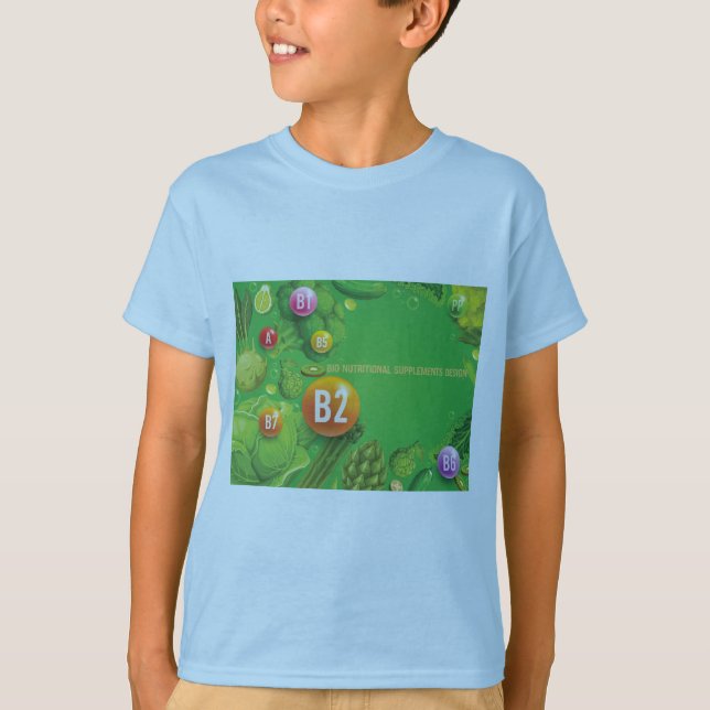 Utformning av bionäringstillskott t shirt (Framsida)