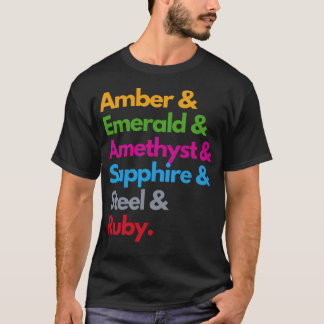 Utformning av Bläck-typlista för Lorcanakortnamn F T Shirt
