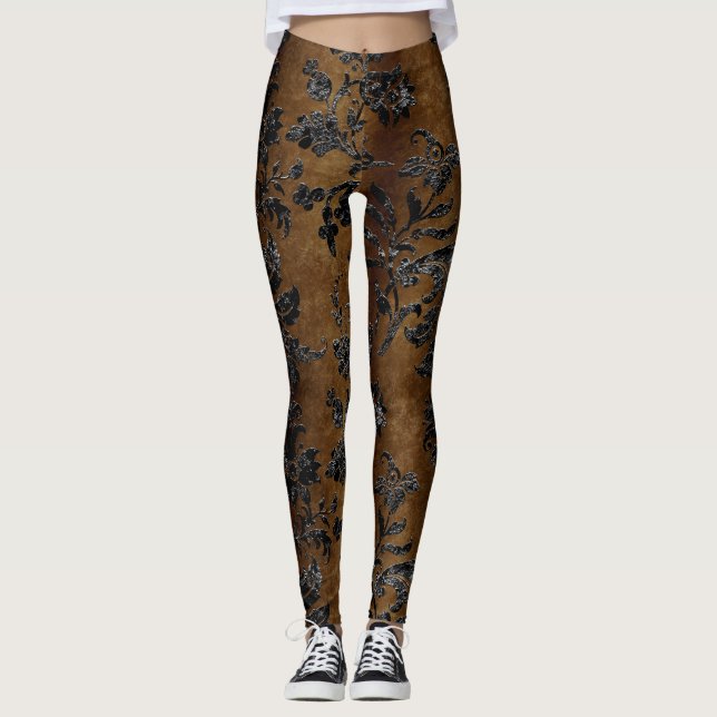 Utformning av Black Velvet-serien 2 Leggings (Framsida)