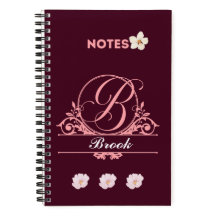 Utformning av Blommigten Anpassat namn i Burgundy