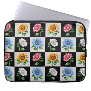 Utformning av Blommigten flerfärgad solrossolros Laptop Fodral