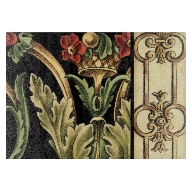 Utformning av Blommigten för prydnadsföremål med s (Framsidan)