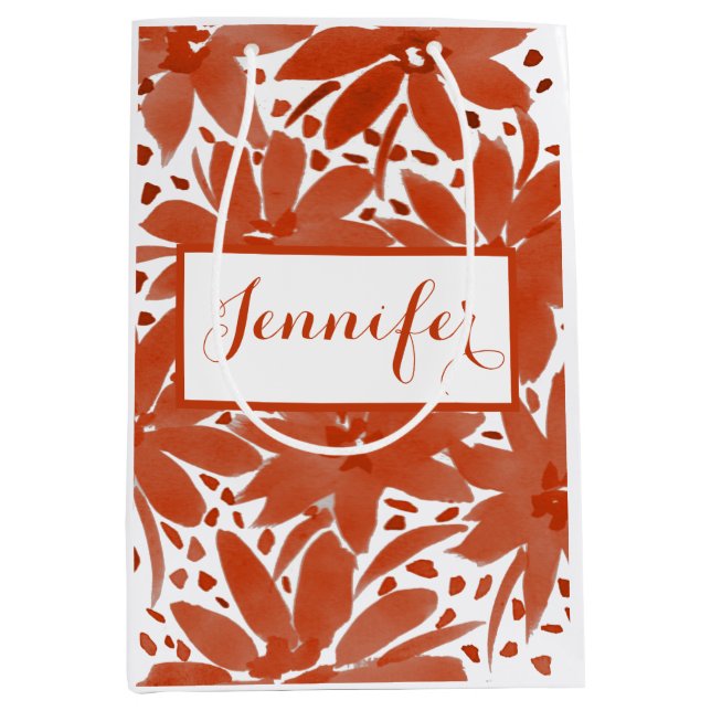 Utformning av Blommigten Rustig Personlig i Rust G (Framsidan)