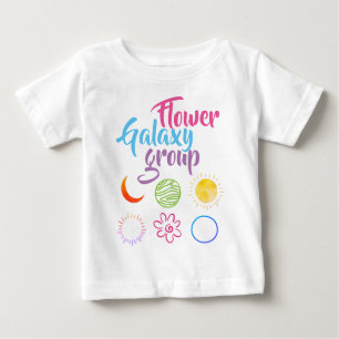 Utformning av blomsterGalaxy-gruppen T Shirt