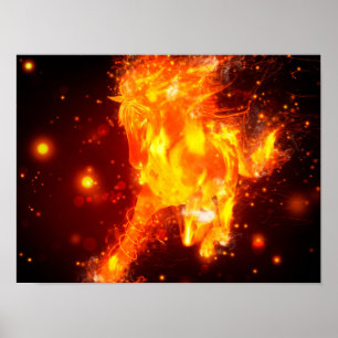 Utformning av brandhästar poster