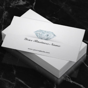 Utformning av Bright Diamond Jewelry Visitkort