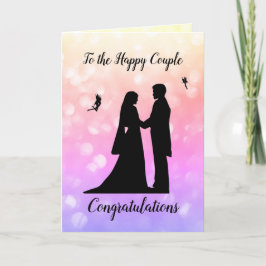 Utformning av bröllopsdag Fairy Gnistra Kort