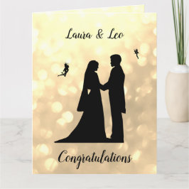 Utformning av bröllopsdag Fairy Gnistra Kort