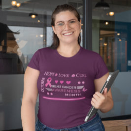 Utformning av bröstcancermedvetandegrad t shirt