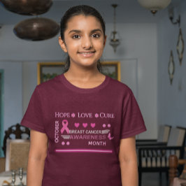 Utformning av bröstcancermedvetandegrad t shirt