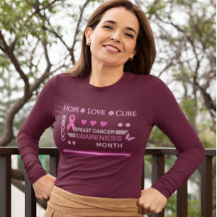 Utformning av bröstcancermedvetandegrad t shirt