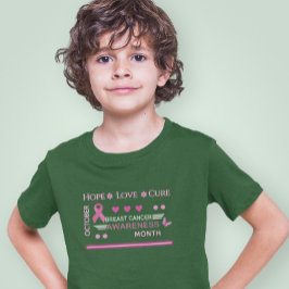 Utformning av bröstcancermedvetandegrad t shirt